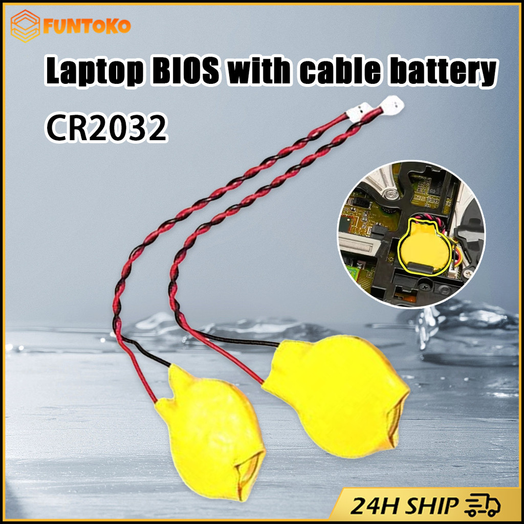 สินค้ามีคุณภาพ ชุด5ชิ้น ถ่าน bios notebook CR2032 แบบ2PIN สำหรับโน๊ตบุ๊ต 3V กลางช่องห่าง1.25มม.