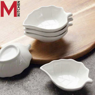 M KITCHEN ถ้วยน้ำจิ้ม ถ้วยซอส เซรามิค เหมาะสำหรับใช้ในร้านอาหารญี่ปุ่น เกาหลี ชาบู หมูกระทะ เข้าไมโครเวฟได้ JT/A10