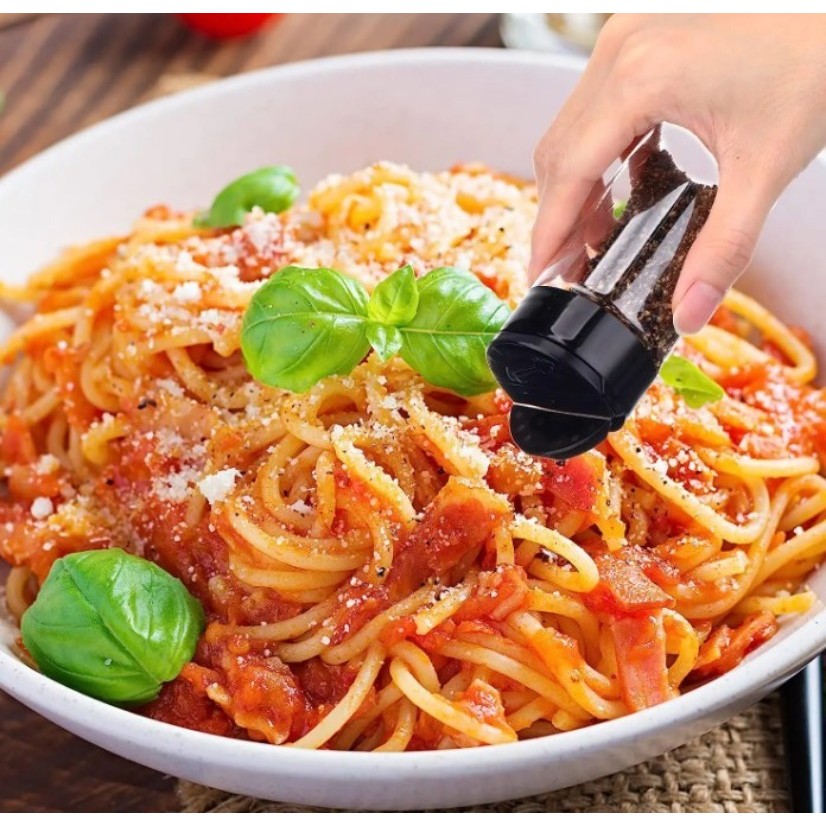 ขวดเครื่องเทศป้องกันการรั่วพร้อมฝาปิดพลิกคู่ | ออกแบบซ้อนได้ & การวัดที่ชัดเจน | ตัวเลือกขนาด 100 มล.-300 มล. 5 ขนาด - รูปที่ 3