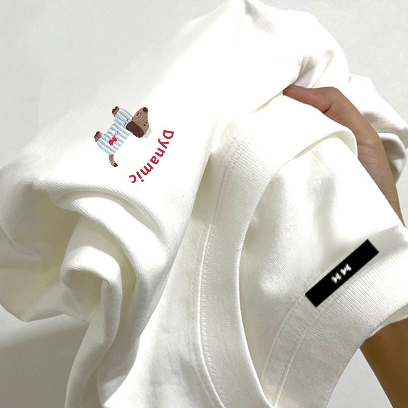 yout-trend🔥 พร้อมส่ง เสื้อยืด oversize unisex สไตล์เกาหลี ผ้าฝ้ายแท้ใส่สบาย ไม่แตกเมื่อซัก “DYNAMIC”