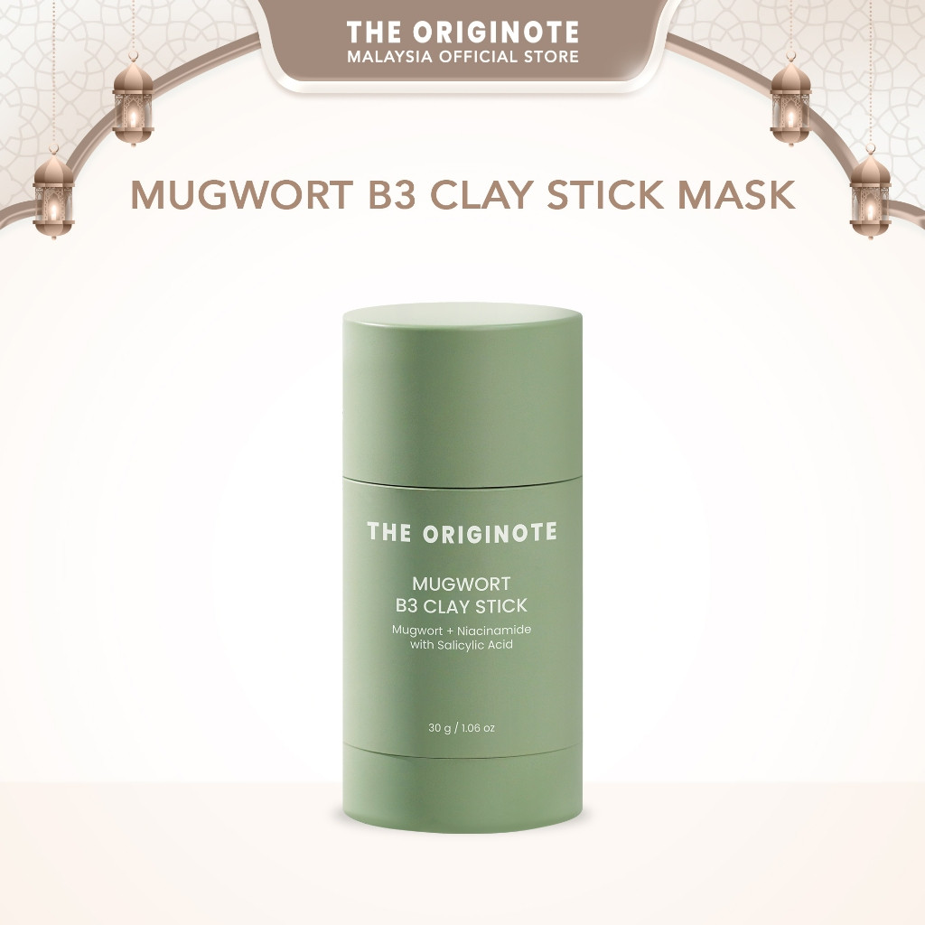 The Originote Mugwort B3 Clay Stick - มาส์กทําความสะอาดผิวหน้า Clay Masker Mugwort Stick