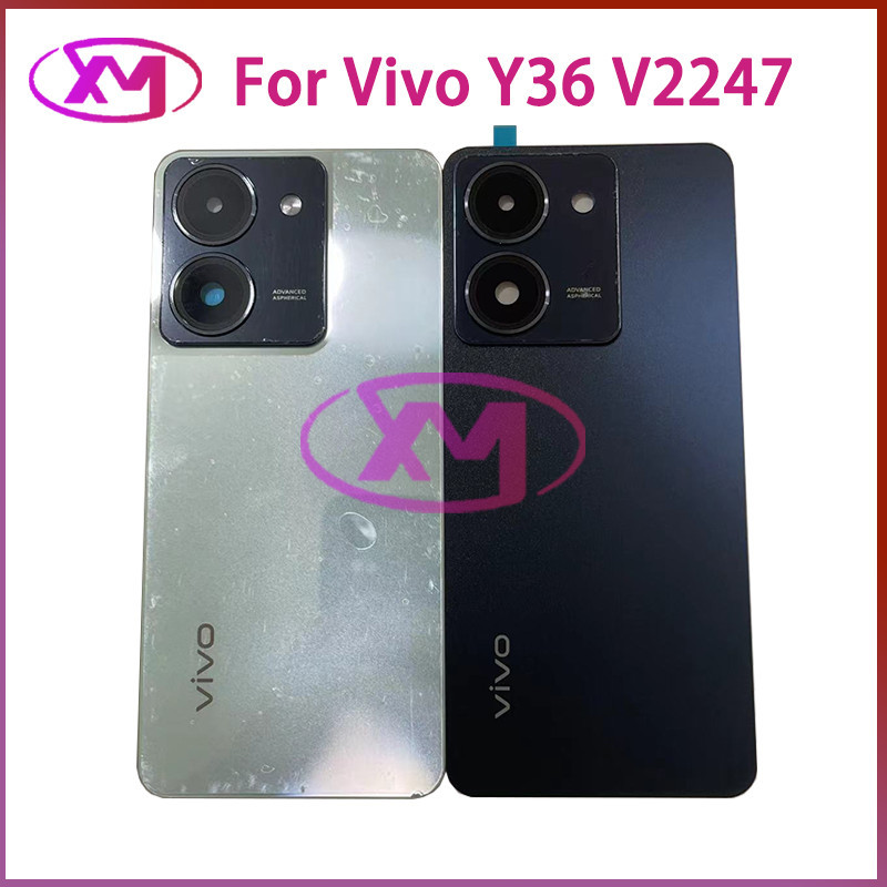 สําหรับ Vivo Y36 V2247 แบตเตอรี่ฝาครอบประตูด้านหลังกรณีด้านหลังด้านหลัง
