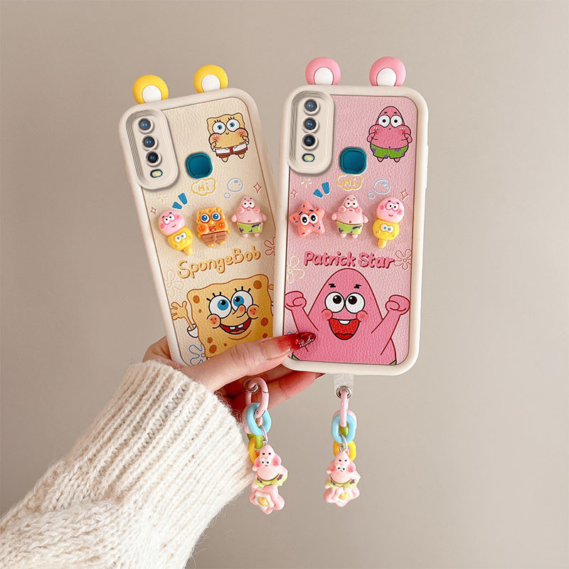 เคส Vivo Y11 เคส Vivo Y12 เคส Vivo Y15 เคส Vivo Y17 เคสใช้งานร่วมกับ Kuromi รูปแบบน่ารัก 3D หูนุ่ม B