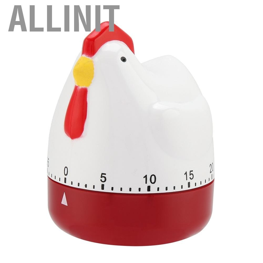 Allinit จับเวลาครัวไก่น่ารักนาฬิกาปลุกกลไกการทำอาหารสำหรับ