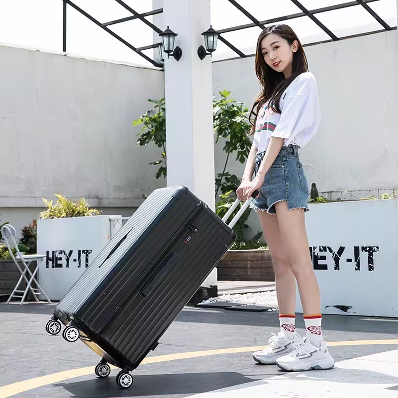 กระเป๋าเดินทาง วัสดุABS+PC รับประกัน 5 ปี KS-T01 กระเป๋าล้อลาก 20/24/28  นิ้ว กระเป๋าเดินทาง พร้อมตะขอ กระเป๋าลาก