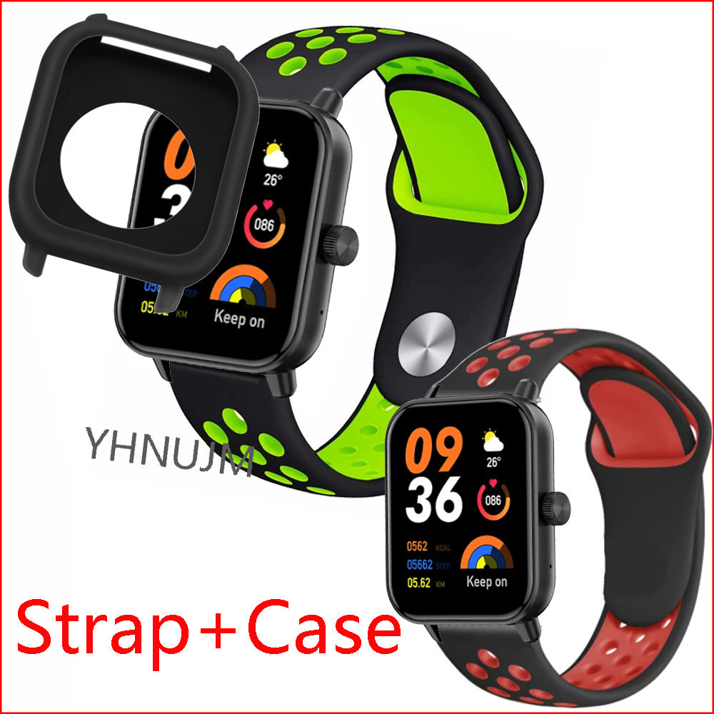 สําหรับ COLMI P28 PLUS กรณีกันชนซิลิโคนสายคล้อง COLMI P28 PLUS สร้อยข้อมือหน้าจอป้องกันฟิล์ม