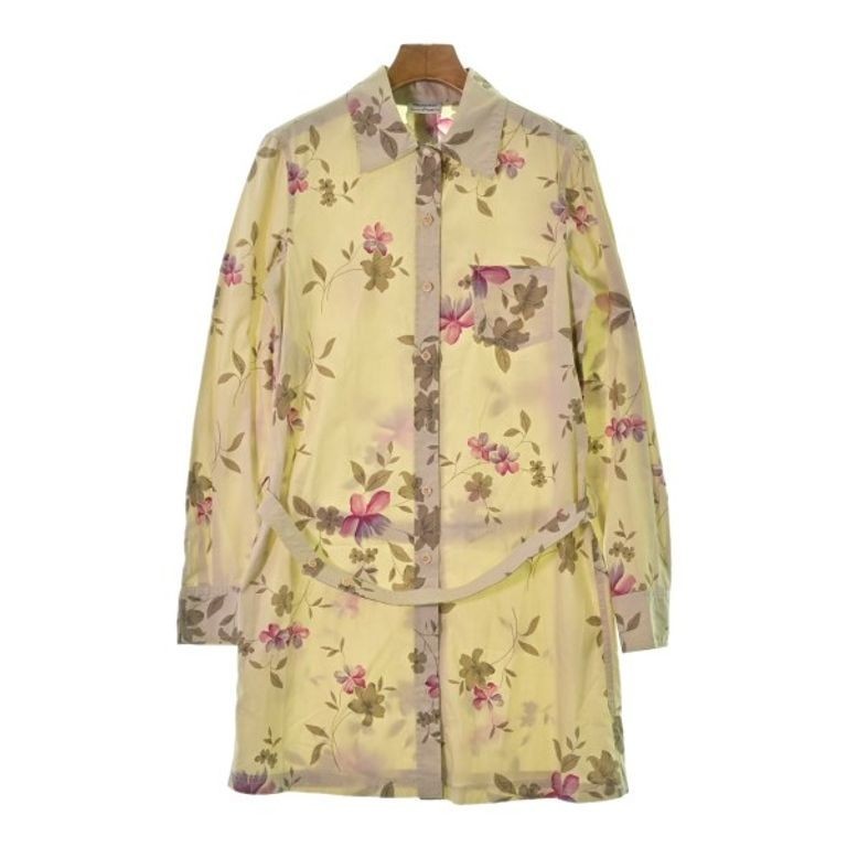 Di Alberta Ferretti Sophi Ping PINK RtA SO Philosophy M H Shirt beige Women Flower pattern Direct from Japan Secondhand