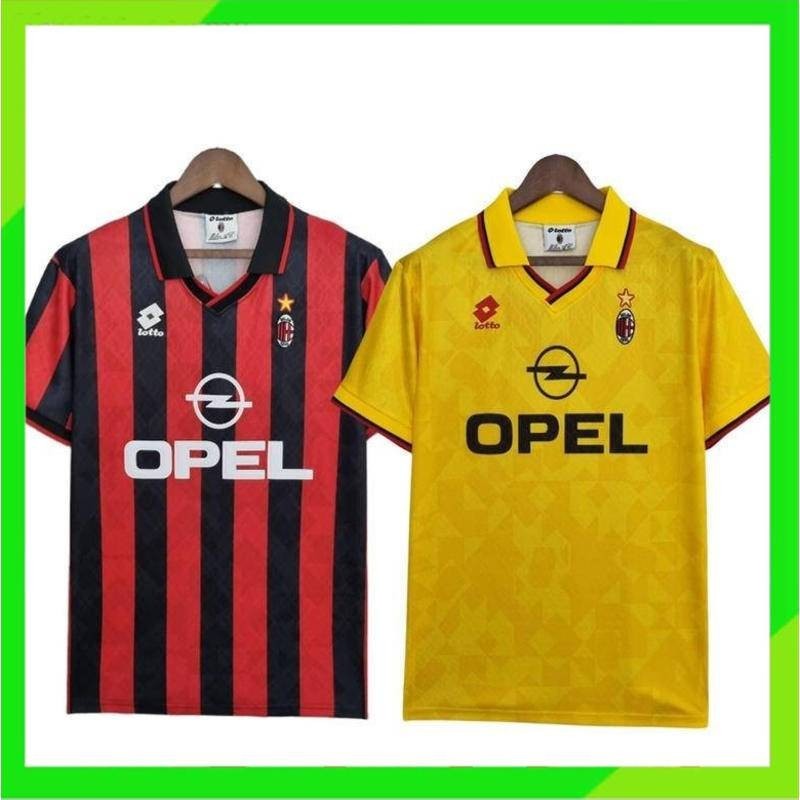 1995-1996 AC Milan Away Home third vintage jersey 95-96 Baggio 18