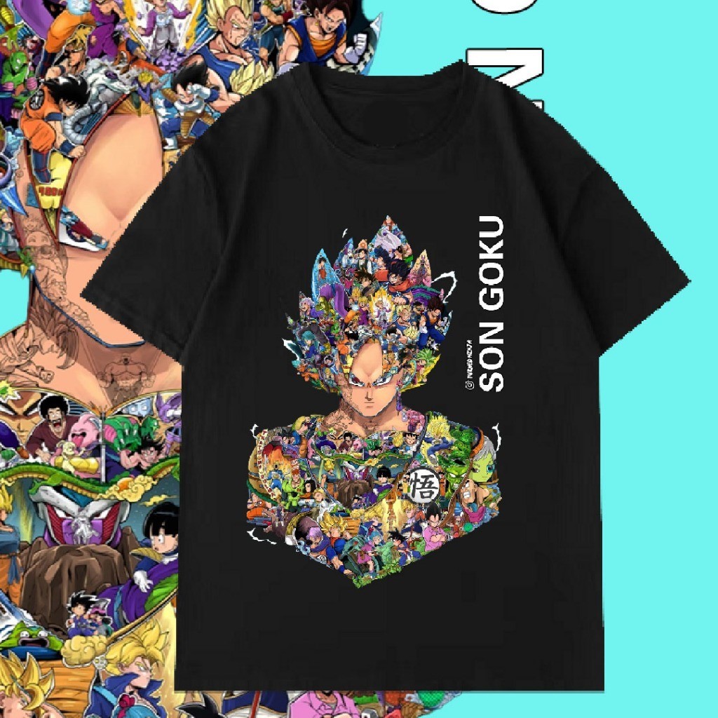 2024 (🔥พร้อมส่ง🔥) เสื้อดราก้อนบอล โงกุน ToriyamaAkira Goku DragonBall T-shirt ผ้าCotton 100% ใส่ได้ ทั้ง ชาย ใส่สบาย ไ