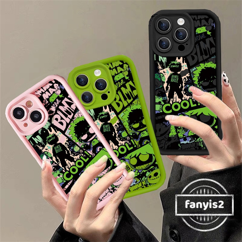Realme Note60 C67 C63 C65 11 C55 C53 C35 C33 C30 C25Y C20 C15 C11 5i 5s 6i Insแฟชั่นCool Boys Graffitiเคสโทรศัพท์หนาป้องกันปกหลัง