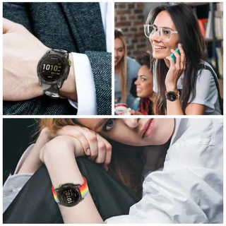 สายนาฬิกาข้อมือไนล่อน 26 22 มม. สําหรับ Garmin Fenix 7 7X 6X 6Pro 5X Plus 945 955 EPIX Enduro 2 Tactix 7 Pro