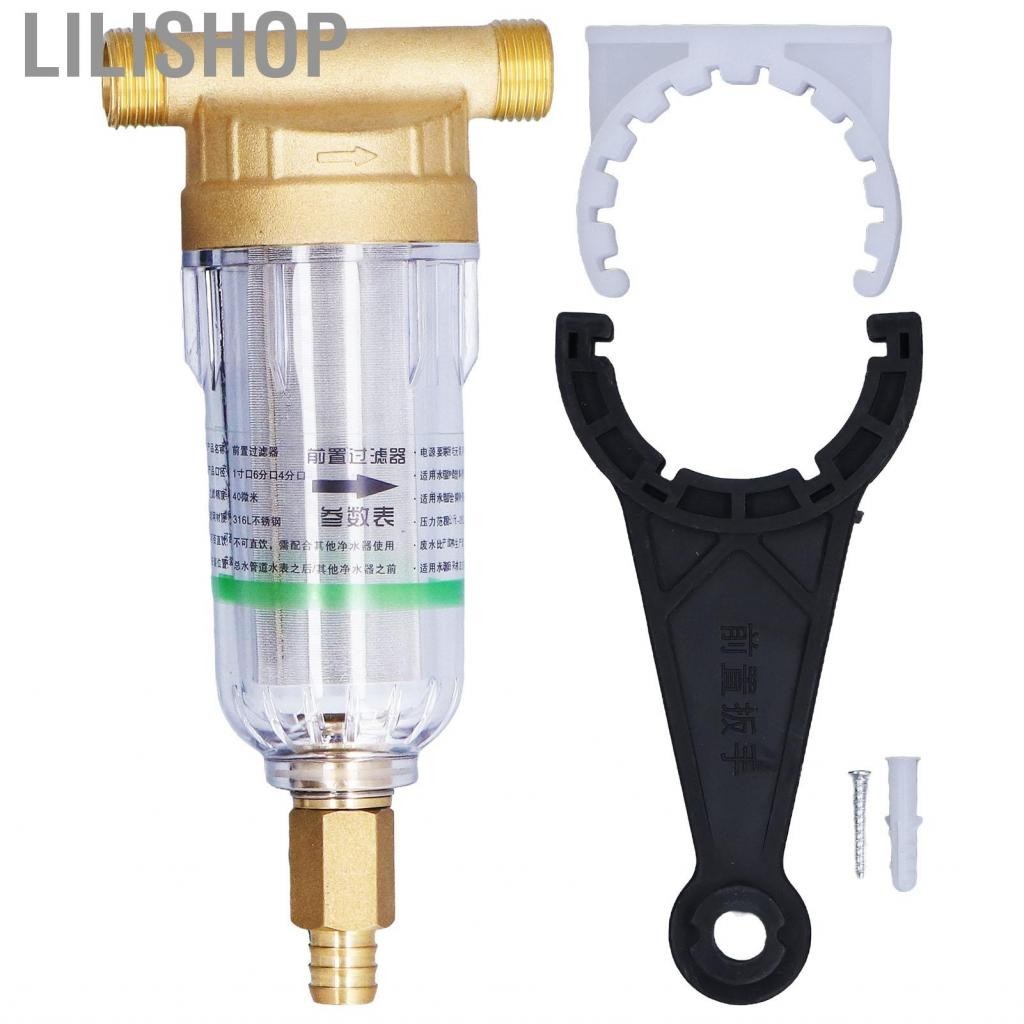 Lilishop Reusable Down Sediment Water Filter Pre-Filter System G1/2 Male Thread Tool