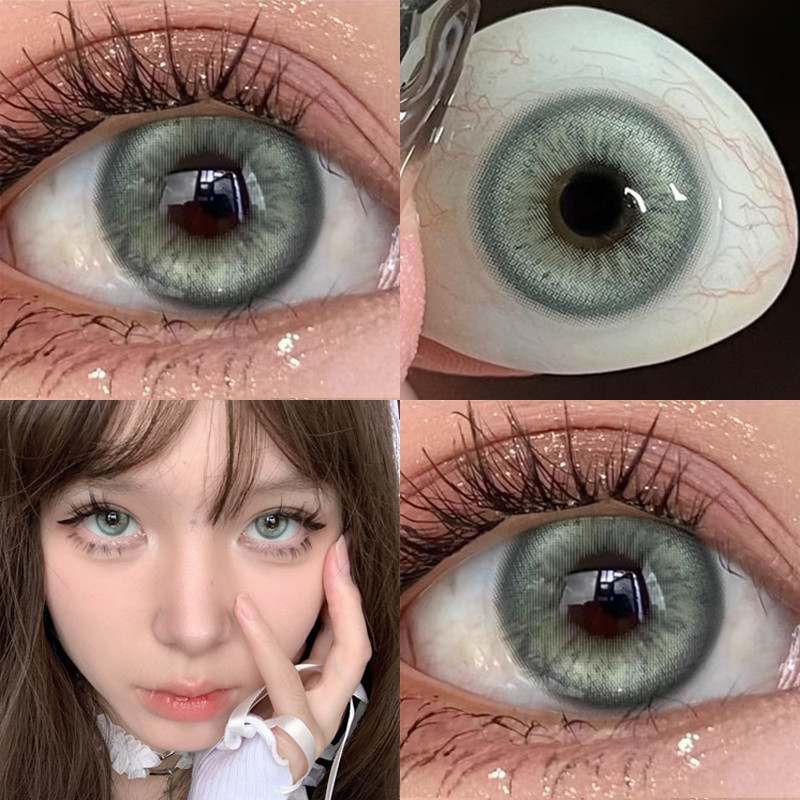 คอนแทคเลนส์ สีเขียวโอเมก้า 14.2 มม. 1 คู่
