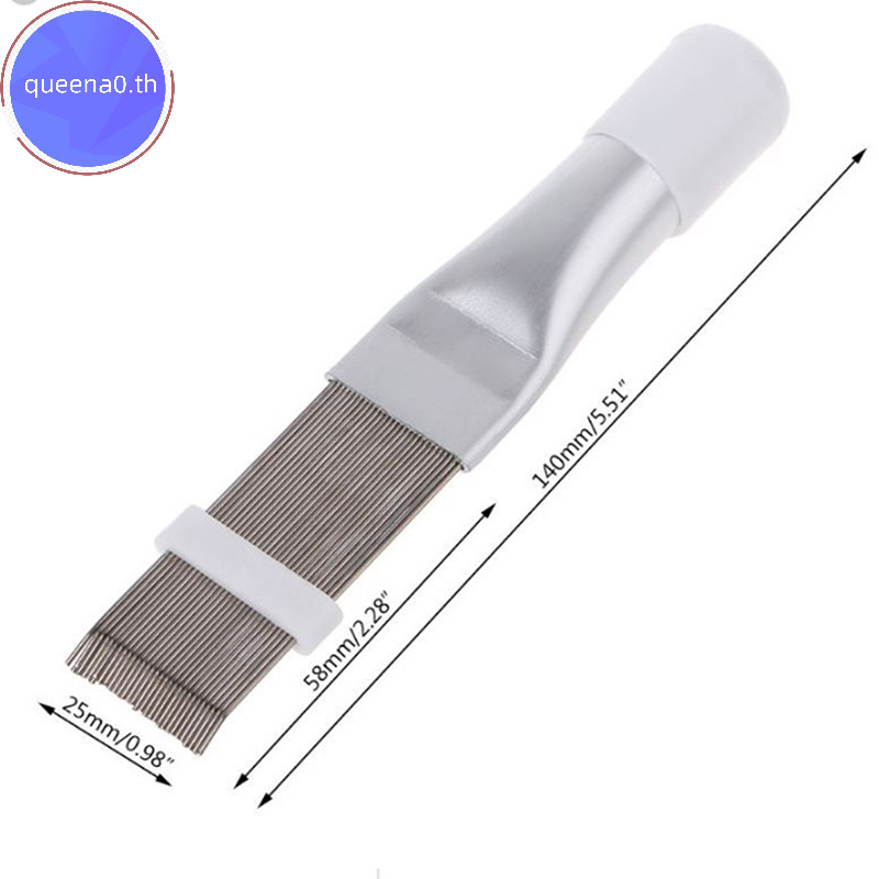 Queena0 หวีแปรงสเตนเลส สําหรับทําความสะอาดหม้อน้ําเครื่องปรับอากาศ - รูปที่ 6