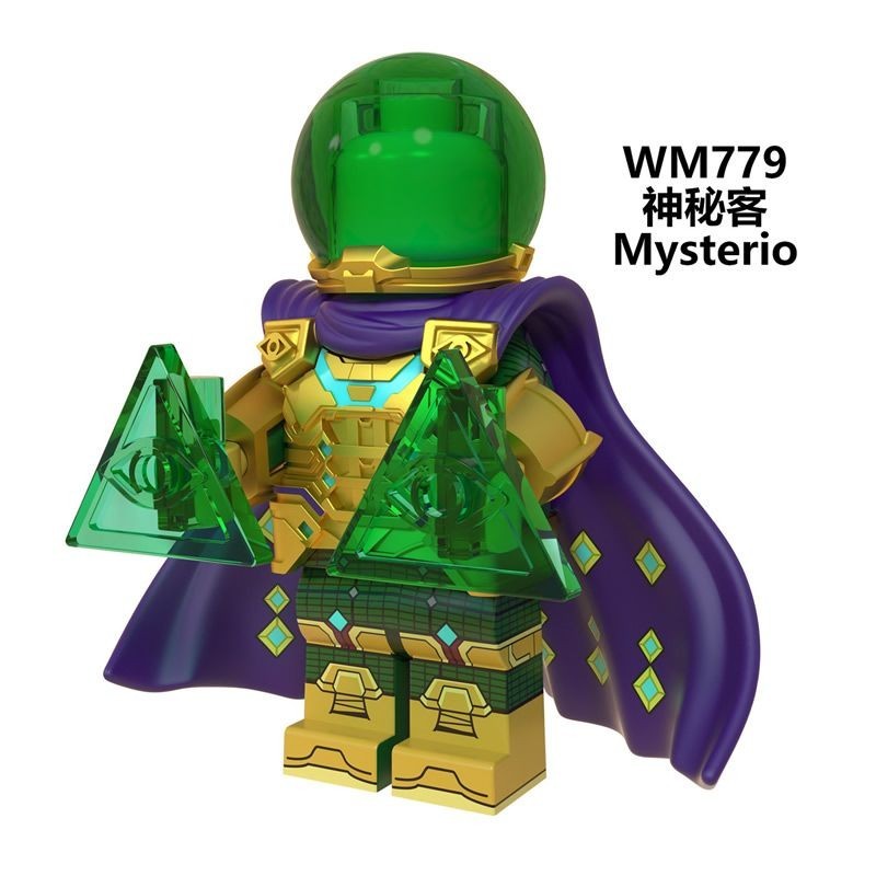 ใช ้ งานร ่ วมกับ Lego Marvel Iron Spider-Man Heroes WM779 Mystery Guest Avengers 4 ประกอบ Building Block Minifigure DOEN