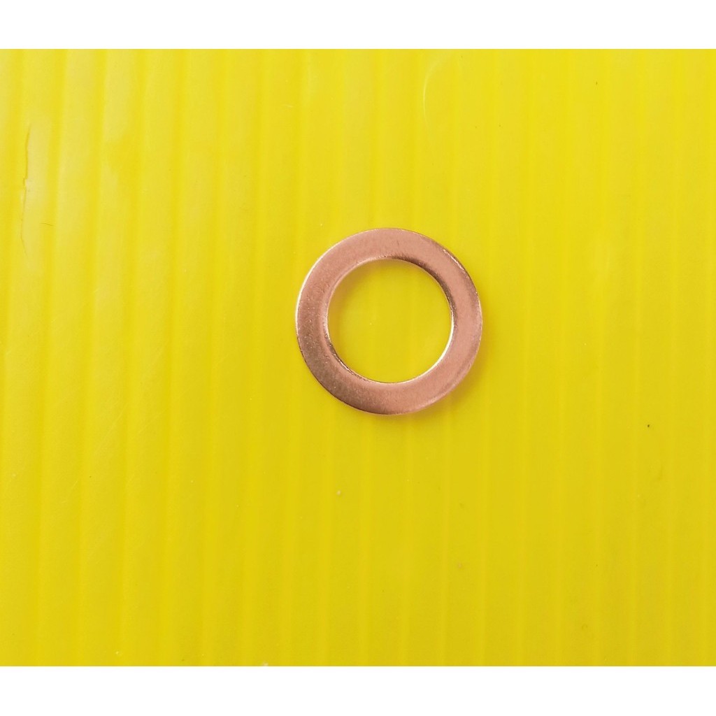 90443-MB0-000แหวนทองแดงกันรั่วเซนเซอร์ตรวจจับอุณหภูมิน้ำมันเครื่องWave110i, Super cub,Wave125i,และรุ