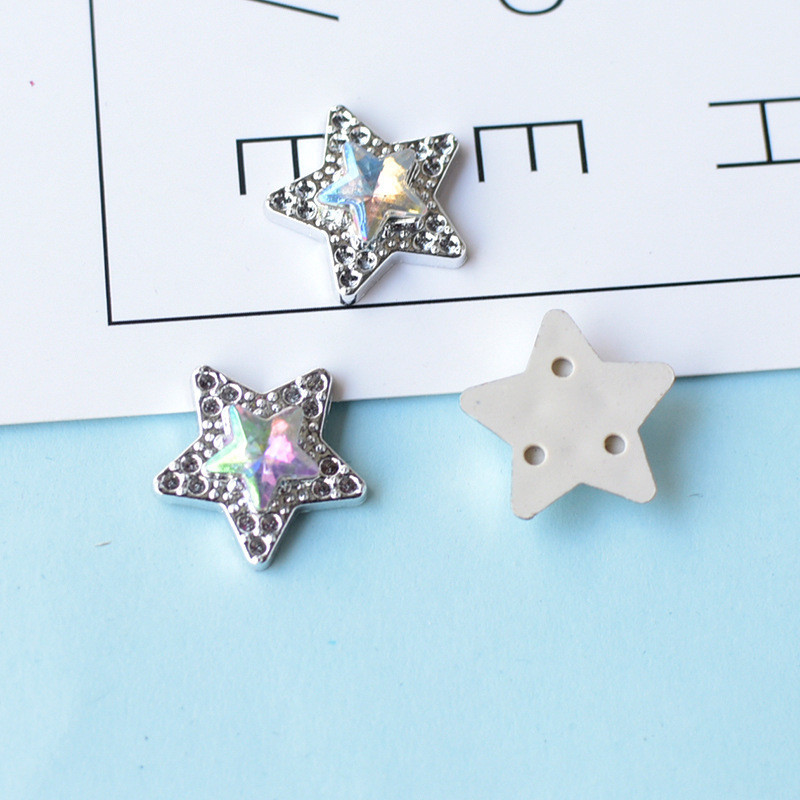 8pcs Electroplated Love ยิ ้ ม Face Star DIY รองเท ้ าหัวเข ็ มขัดรองเท ้ าตกแต ่ งรองเท ้ า Charms สําหรับ Clog รองเท ้ าแตะรองเท ้ า jibbits สําหรับ crosc