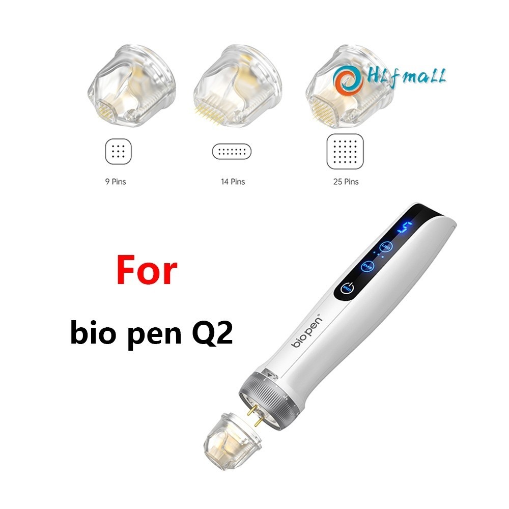 Bio Pen Q2 Derma 9p/14p/25p สําหรับ Skin Care & Hair Growth