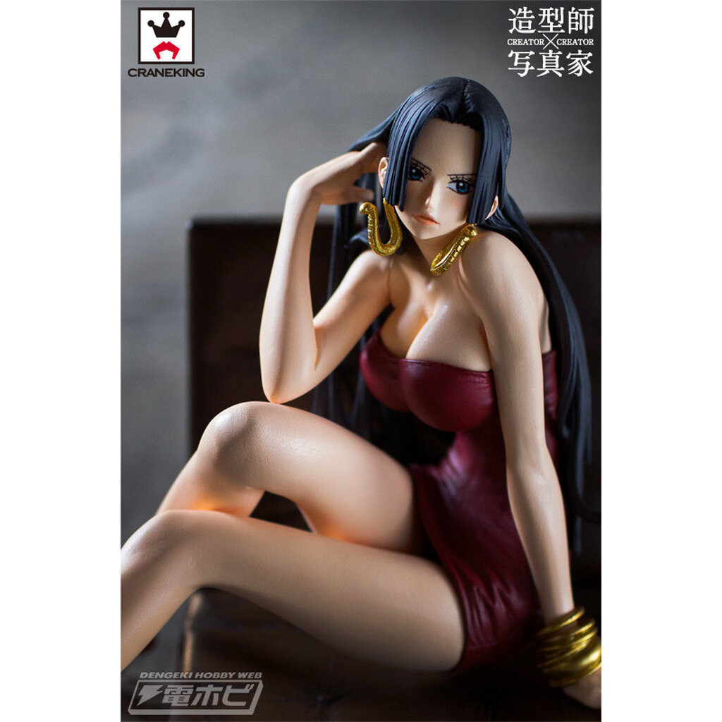Boa Hancock ของแท้ JP แมวทอง - Creator X Creator Banpresto [โมเดลวันพีช]
