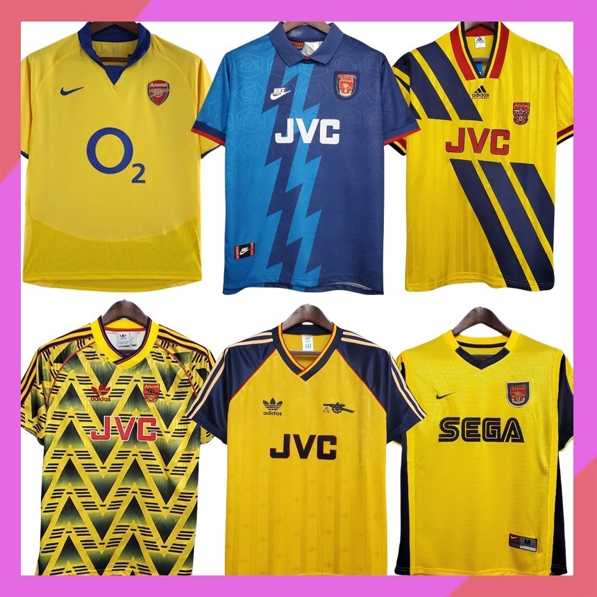 95 96 เสื้อฟุตบอล Arsenal Away Retro ARS