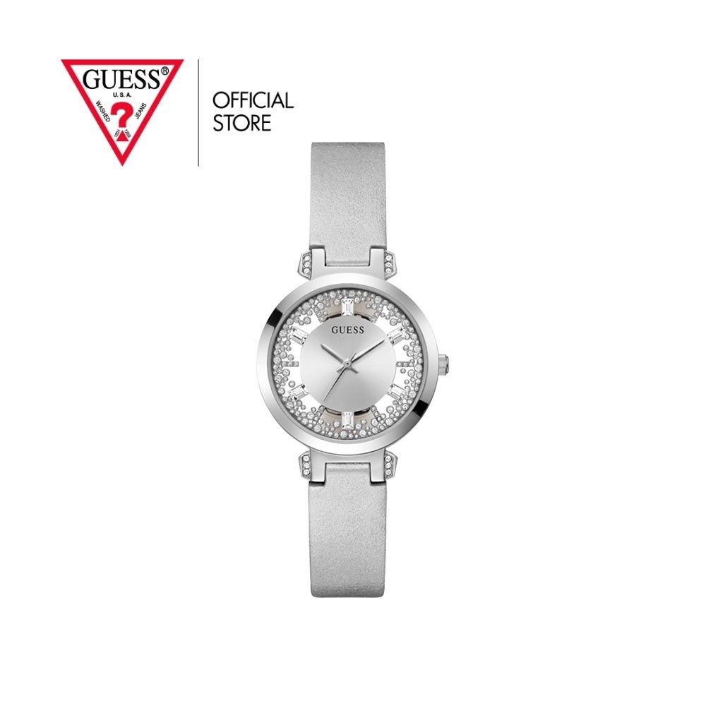 GUESS นาฬิกาข้อมือรุ่น CRYSTAL CLEAR GW0535L3 สีเงิน