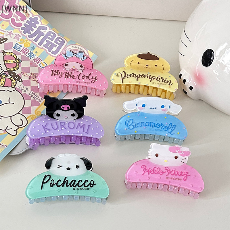 [WNN]คลังสินค้าพร้อมการ์ตูนอะนิเมะสัตว์ขนาดเล็ก Sanrio กิ๊บติดผมน่ารักหวานกรงเล็บด้านหลังหัว Hairpin Headwear Kawaii อะคริลิคคลิปฉลาม TH