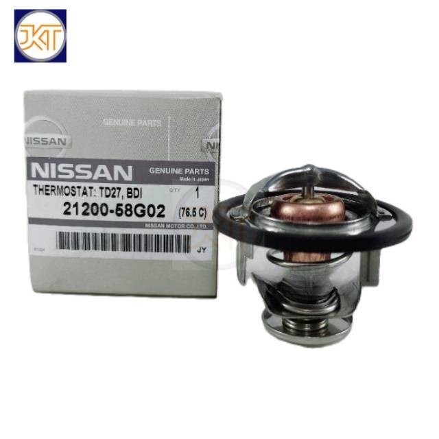 ส่งเร็ว วาล์วน้ำ Nissan Big-Mนิสสันบิ๊กM TD27,BDIฝาแดง-หน้าหัก ฟรอนเทียร์TD27 (76.5C)OEM 76.5C 21200