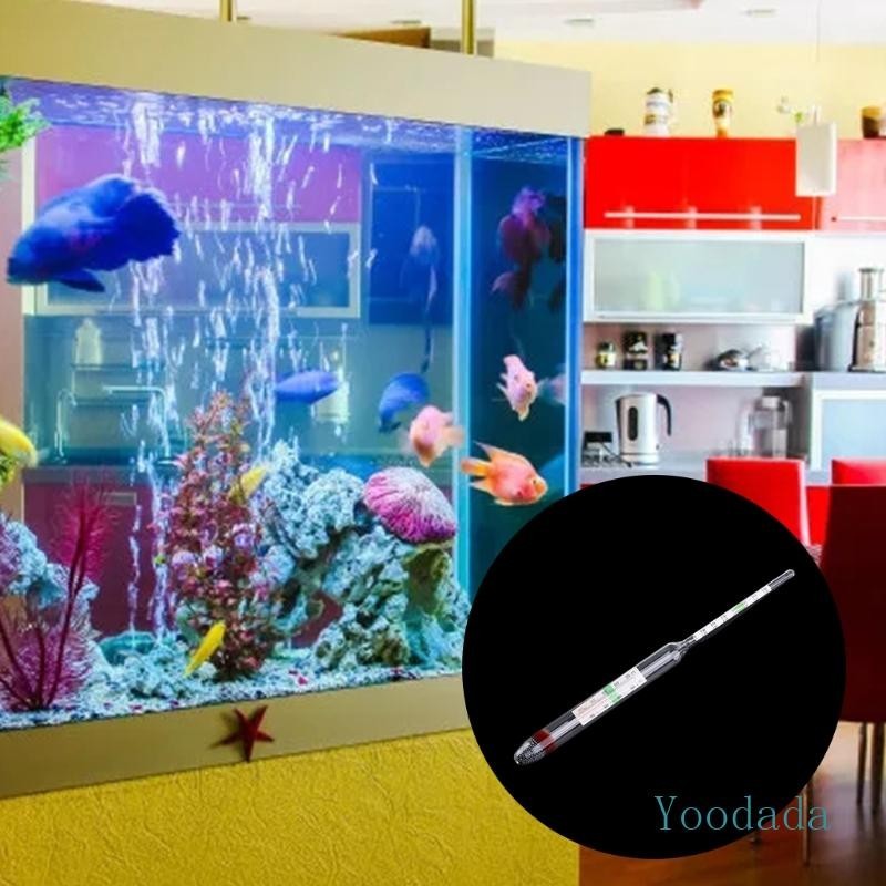 Yoo Aquarium Glass Hydrometer สําหรับปลาน ้ ําทะเลสําหรับถัง Mariculture