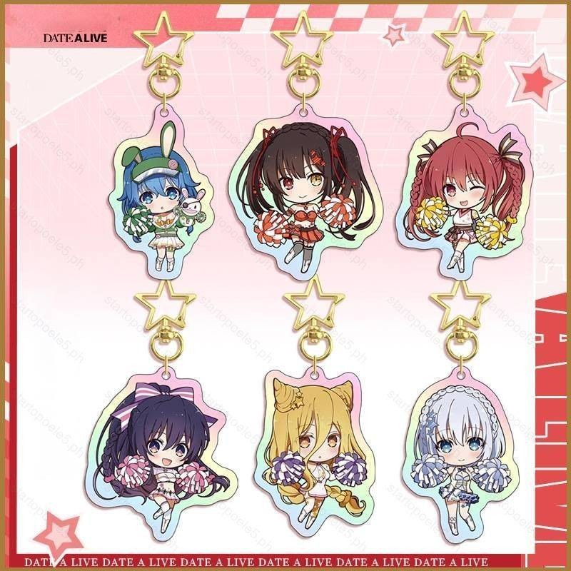 Date A LIVE Himekawa Yoshino Yatogami Tohka Tokisaki Kurumi acylic พวงกุญแจกระเป ๋ าจี ้ 121
