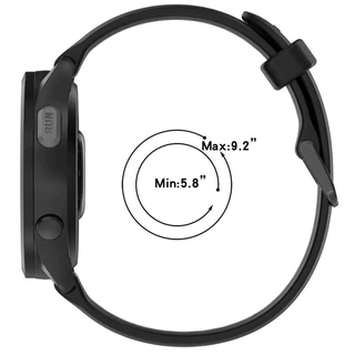สาย สายนาฬิกา Garmin Forerunner 165 Music สายนาฬิกาข้อมือซิลิโคน แบบเปลี่ยน สําหรับ Garmin Forerunner 165 เคส