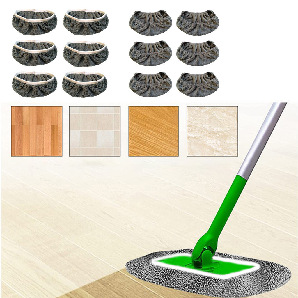 1 ชิ ้ นสีเทา Niche Design ในครัวเรือนแห ้ งและเปียก Dual-ใช ้ ไมโครไฟเบอร ์ Rag Mop อุปกรณ ์ เสริม