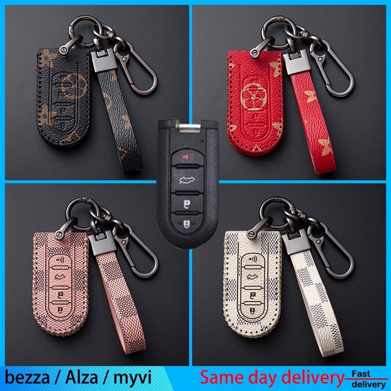 Perodua Bezza / MYVI / Aruz Keyless Remote Car Key leather Cover Case