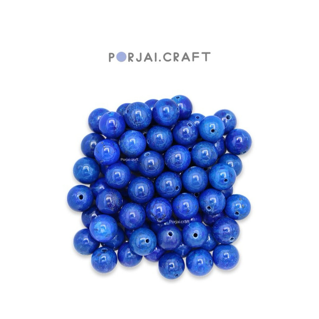 Lapis Lazuli bead ลูกปัดลาพิสลาซูลี 10mm