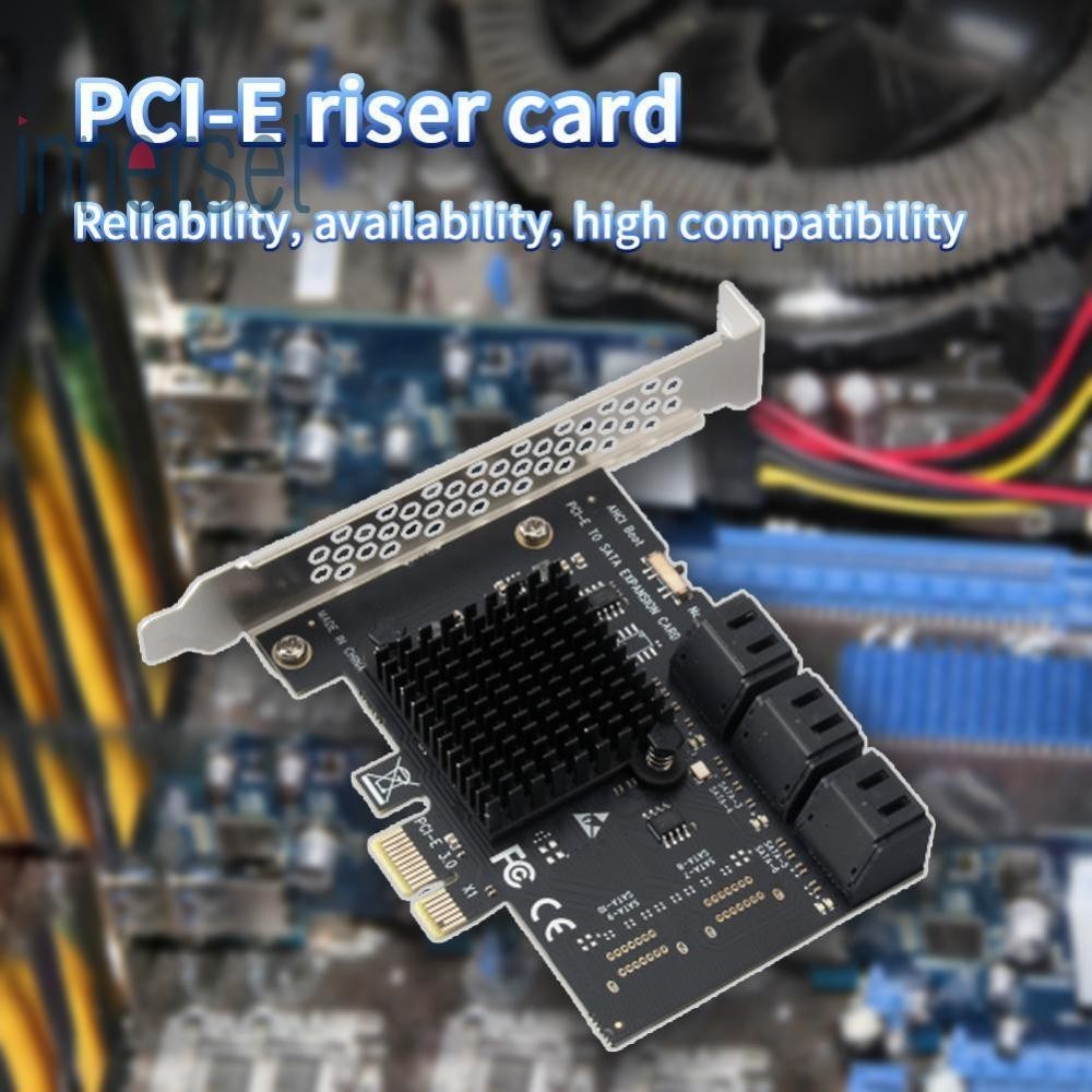 Pci Express 1X ถึง SATA3.0 6 พอร ์ ตไรเซอร ์ PCI-E X1/X4/X8/X16 PCI-E Extenders [innerset.th ]