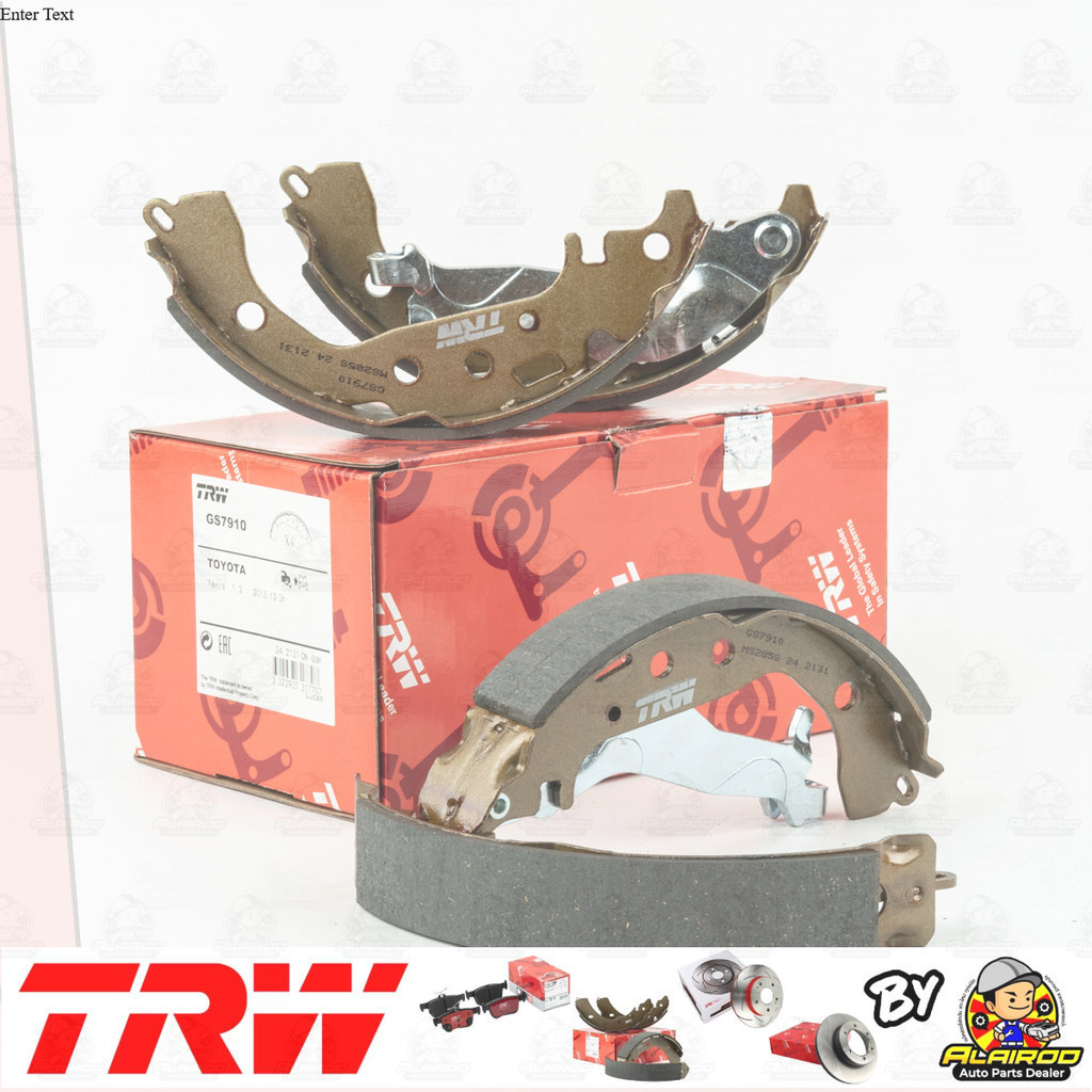 TRW ผ้าเบรคหลัง TOYOTA YARIS NCP91 1NZ ปี 2006-2013 TRW GS 7910 มีขายันก้ามเบรคมาให้