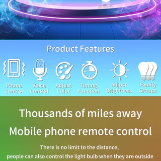 tuya rgb smart wifi ไฟ LED หลอดไฟ 6W E14 AC220V แอพควบคุมหลอดไฟ LED ทำงานร่วมกับ Alexa Google Assistant สำหรับการตกแต่งบ้าน
