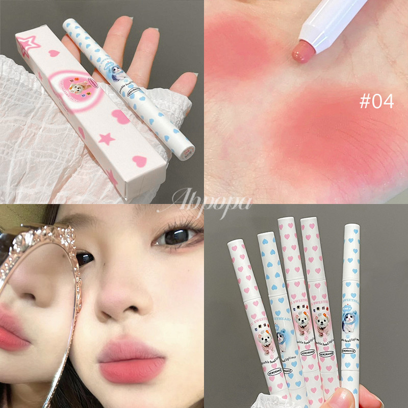 Abpopa Herorange Double Ended Lip Liner Smooth Natural Tint ติดทนนาน 5 สี