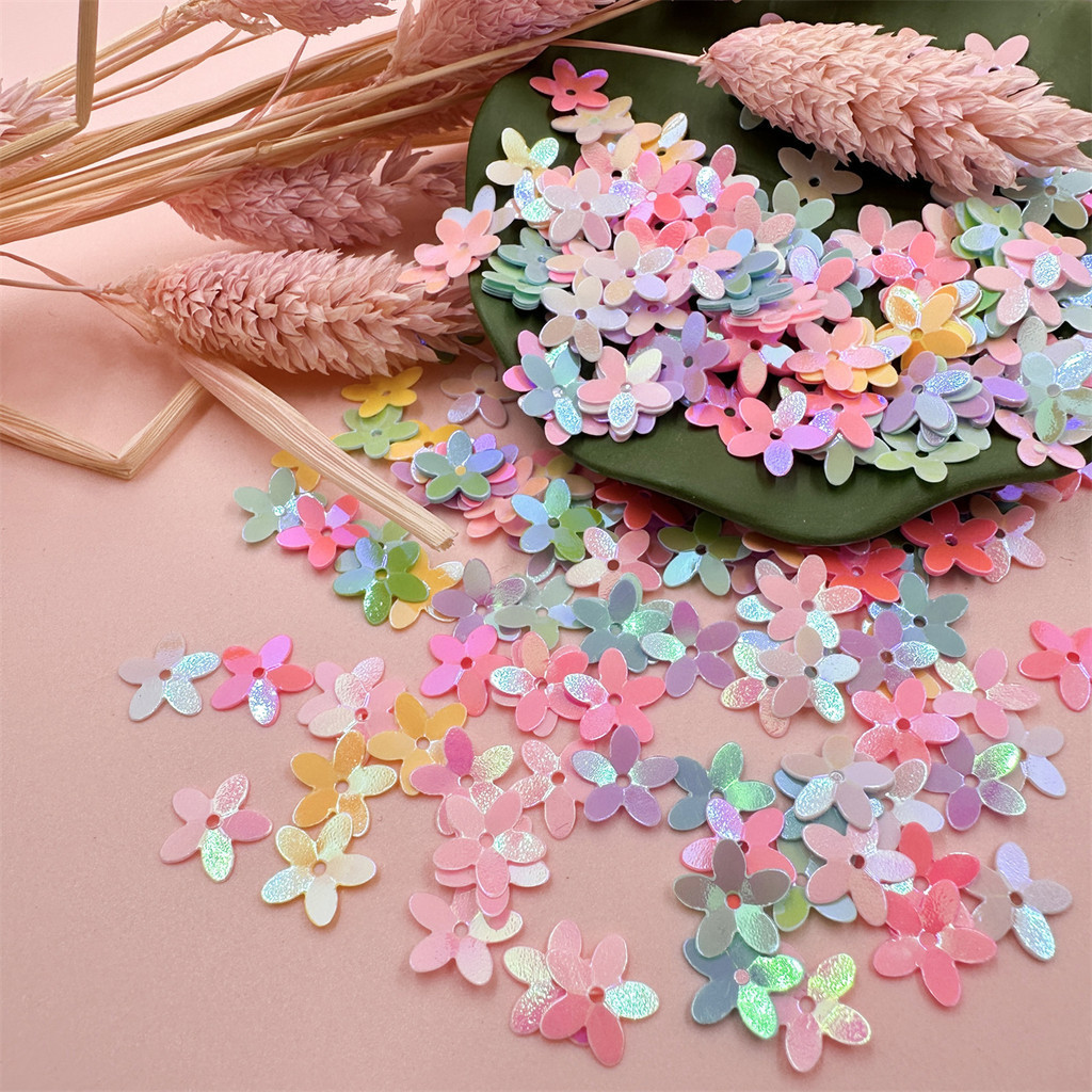 Pvc Sequins 1000 ชิ้น 11 มิลลิเมตร Patch Hollowed Out แฟชั่นเครื่องประดับอุปกรณ์เสริมลูกปัดเลื่อม Phantom Plum