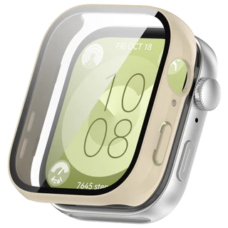 กระจกนิรภัย + สําหรับ Huawei นาฬิกา Fit4 Fit3 Fit5 Pro All-Around Screen Protector Hard PC กันชน SmartWatch สําหรับ Huawei นาฬิกา Fit 3 4 5 Anti-scratch