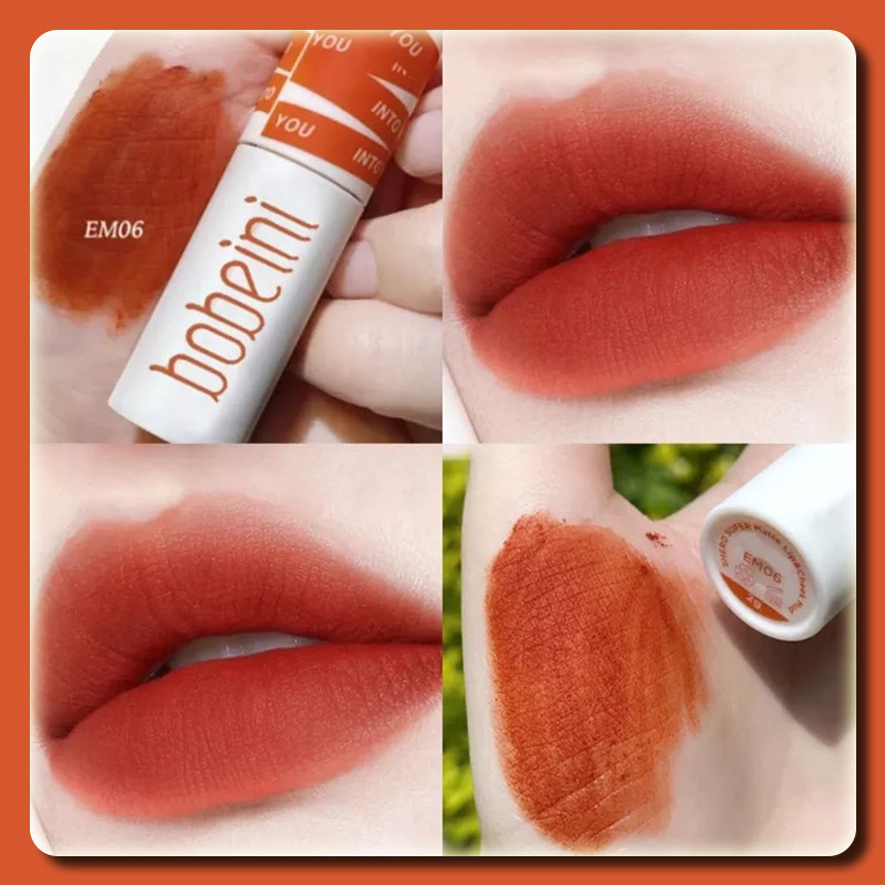 YTL ลิปโคลน ลิปสติ ลิปสติกกันน้ำ เนื้อแมตต์ Bobeini lips เนื้อแมตต์ กันน้ำ ติดทนนาน