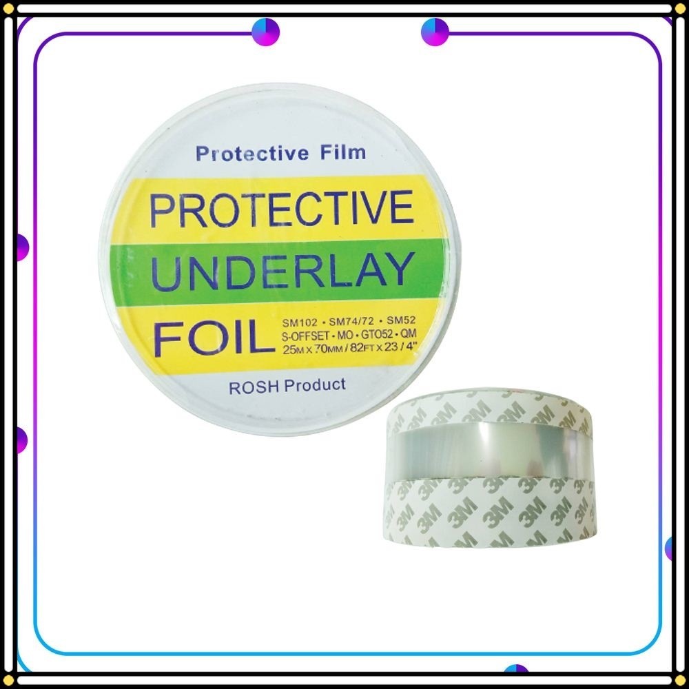 ฟอยล์รองหมึก Protective Underlay Foil Heidelberg SM102/SM74/72/SM52 ฟอยล์พิมพ์คุณภาพดีอะไหล่เครื่องจักรไฮเดลเบิร์ก
