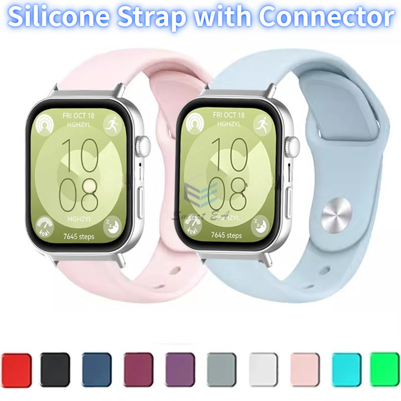สายซิลิโคนกีฬาสําหรับ Huawei Watch Fit 3 / 2 / 1 / FitNew / Redmi Watch 4 / Xiaomi Mi Band 8 Pro / Samsung Galaxy Fit 3 ซิลิโคนกีฬาสําหรับ Huawei Watch Fit3 สายนาฬิกา
