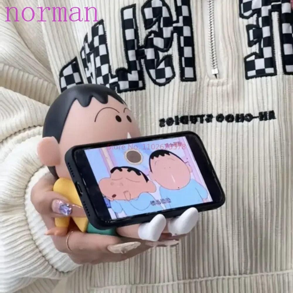 Norman ขาตั้งโทรศัพท์มือถือ, อะนิเมะ Crayon Shin-Chan ไวนิลที่วางโทรศัพท์สร้างสรรค์, Nowara Shnnosuke รูปการ์ตูนโทรศัพท์มือถือวงเล็บดูทีวีสนับสนุนโทรศัพท์