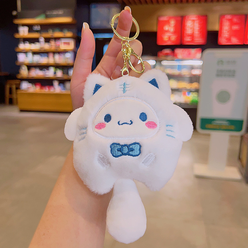 จี ้ ตุ ๊ กตาสาวน ่ ารัก Sanrio Kuromi พวงกุญแจตุ ๊ กตาจี ้ กระเป ๋ าเดินทาง