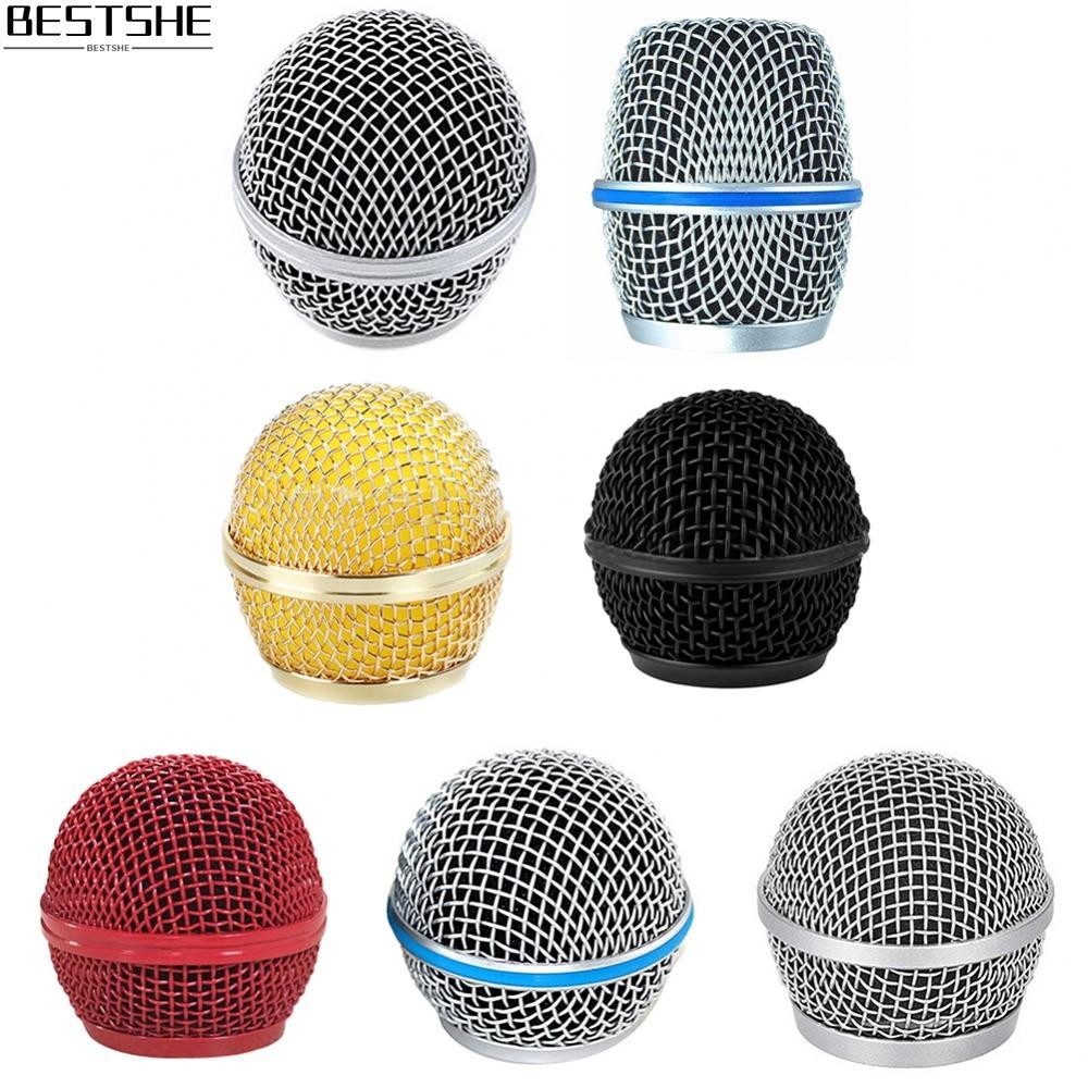 {bestshe}Enhance Your Mic's Performance with a Steel Replacement Mesh Head For Shure Beta