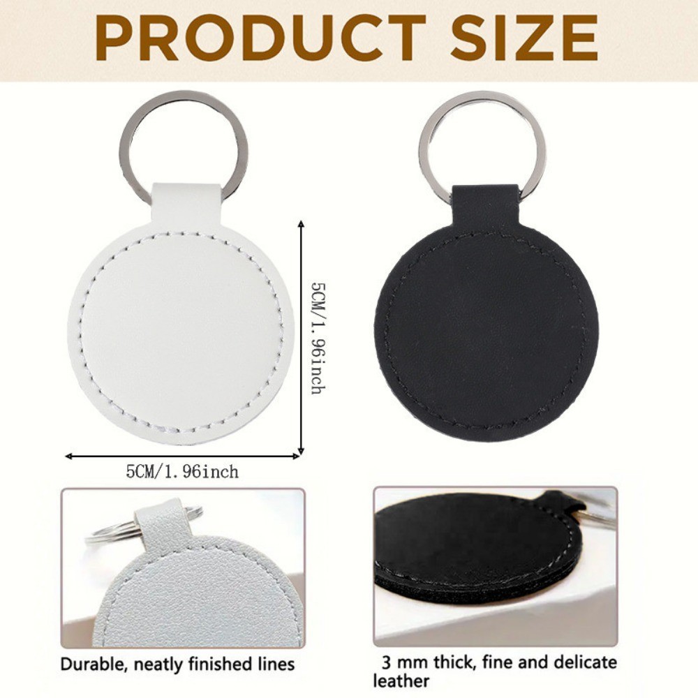 Snoopy พิมพ์การ์ตูนที่กําหนดเองชื่อ PU พวงกุญแจหนัง Circulaire พวงกุญแจพวงกุญแจรถเครื่องประดับกระเป๋าอุปกรณ์เสริมของขวัญที่กําหนดเองที่ดีที่สุด - รูปที่ 2