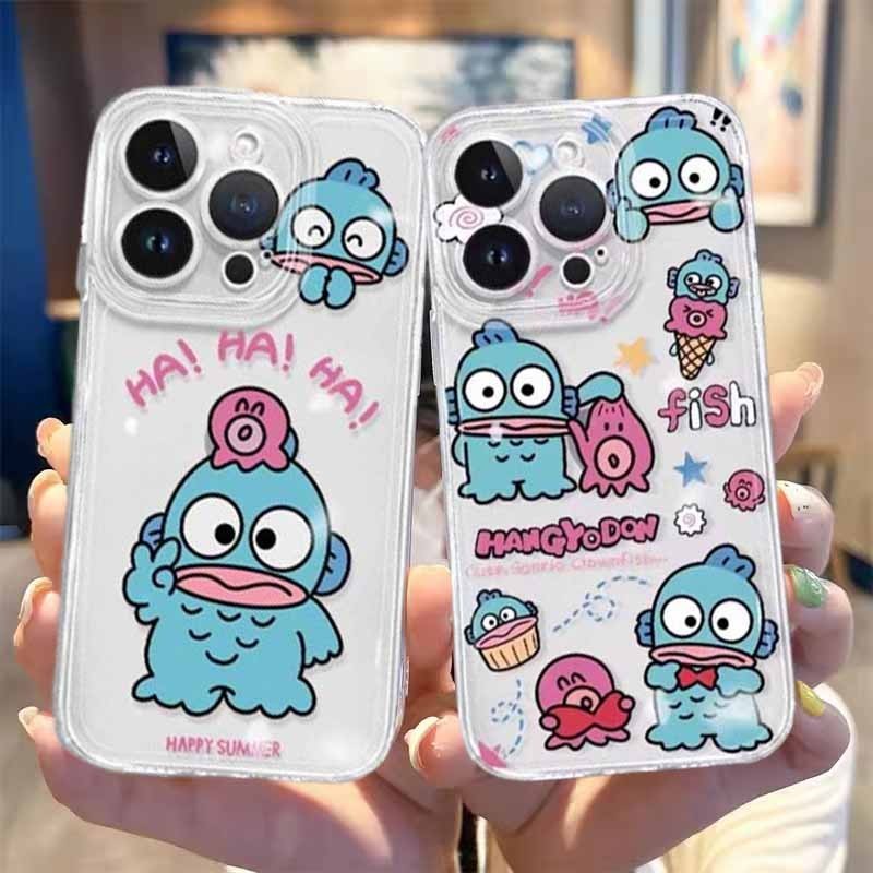น่าเกลียดปลาตลกhangyodonโทรศัพท์มือถือสําหรับxiaomi Redmi A3 13C 5G 12Cหมายเหตุ13 Pro 12S 10 11 9A 9C A2 Plusฝาครอบโปร่งใสกรณีนุ่มซิลิโคนกันชน