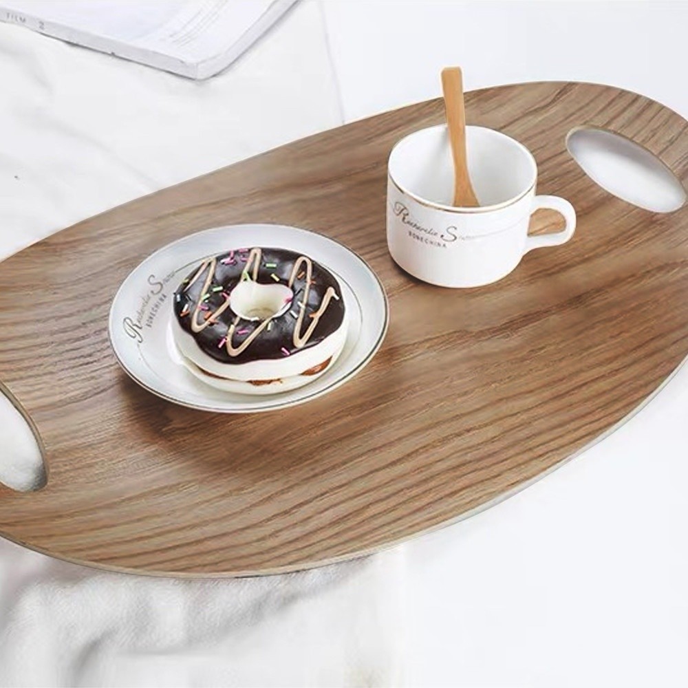 LOCAL789 KOSCH ถาดเสิร์ฟกันลื่น 44.5X28.5 ซม. JOLIE-N สีไม้ธรรมชาติ ร้านอยู่ในไทย