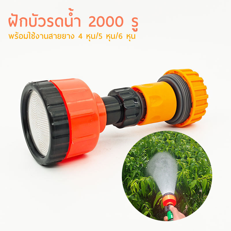 ฝักบัวรดน้ำ 2000 รู รุ่นมินิ ขนาดเล็ก ต่อสายยาง รดน้ำผัก รดน้ำต้นไม้ รดน้ำกระบองเพชร No.WP18