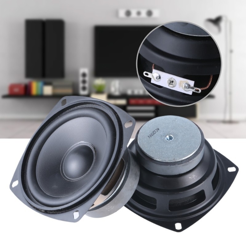 KIN ลําโพง 4 นิ้ว 4Ohm 20 วัตต์ลําโพง Metal สําหรับลําโพงไร้สายกลางแจ้ง